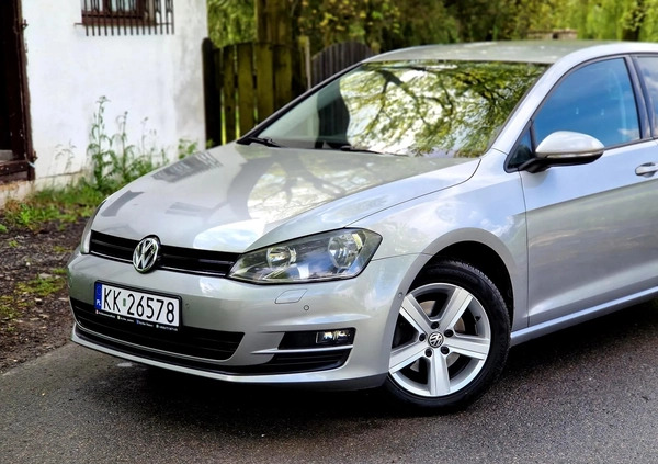 Volkswagen Golf cena 42800 przebieg: 158000, rok produkcji 2013 z Kraków małe 742